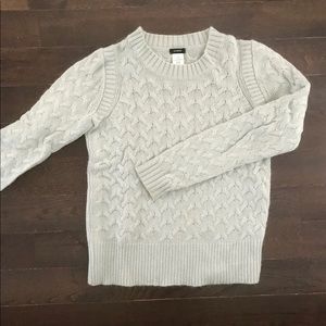 J Crew Cable Knit Sweater